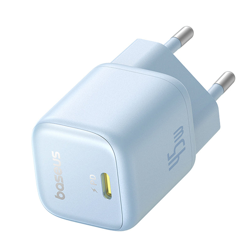 Carregador de Rede Baseus PicoGo, 45W, 3A, 1 x USB-C, Azul P10176800313-00