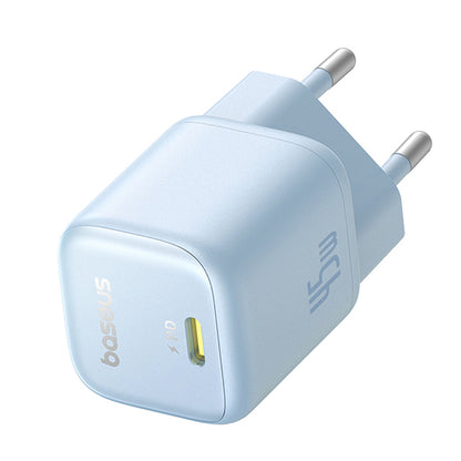 Carregador de Rede Baseus PicoGo, 45W, 3A, 1 x USB-C, Azul P10176800313-00