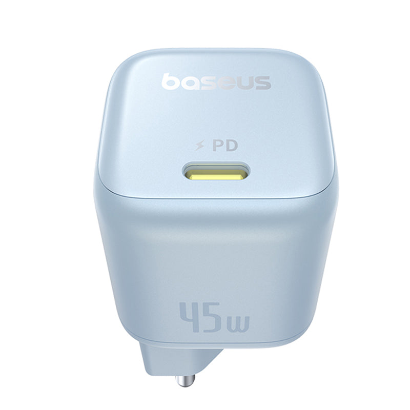 Carregador de Rede Baseus PicoGo, 45W, 3A, 1 x USB-C, Azul P10176800313-00