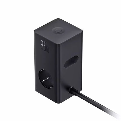 Carregador de rede Baseus PowerCombo, 35W, 5A, 2 x USB-A - 2 x USB-C - 3 x Schuko, preto E00023606113-00 