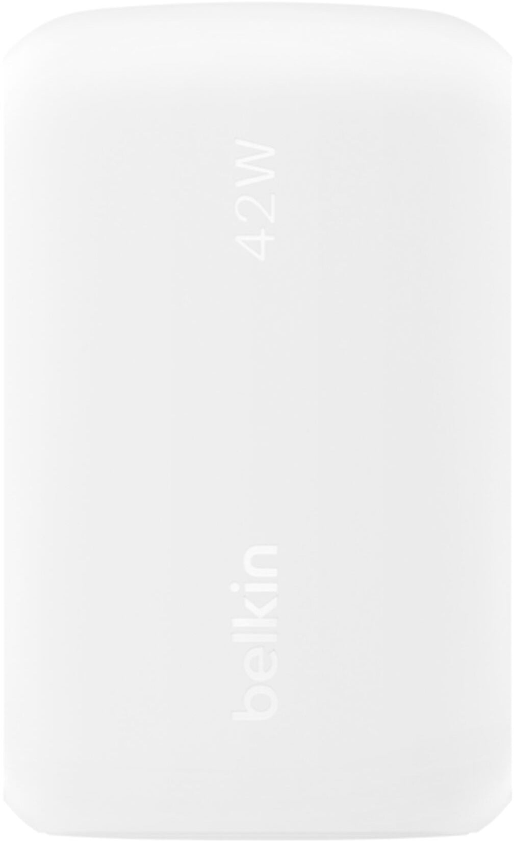 Carregador de Rede Belkin BoostCharge Dual, 42W, 3A, 1 x USB-A - 1 x USB-C, Branco WCB009vfWH