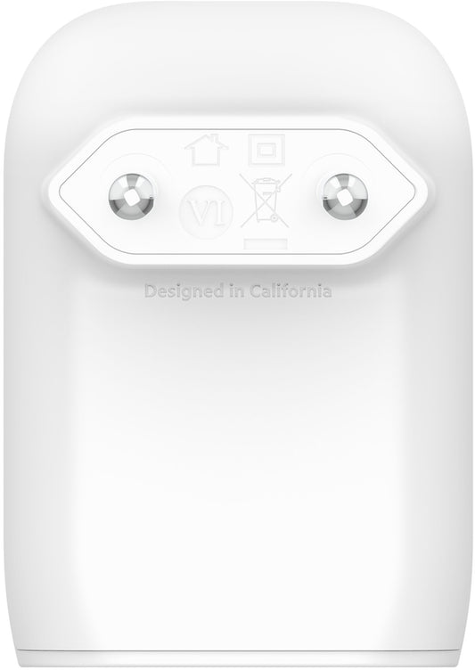Carregador de Rede Belkin BoostCharge Dual, 37W, 3A, 1 x USB-A - x USB-C, Branco WCB007vfWH