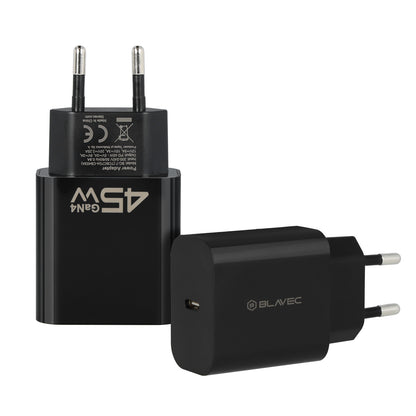 Blavec BC-7 Network Charger, 45W, 3A, 1 x USB-C, Black