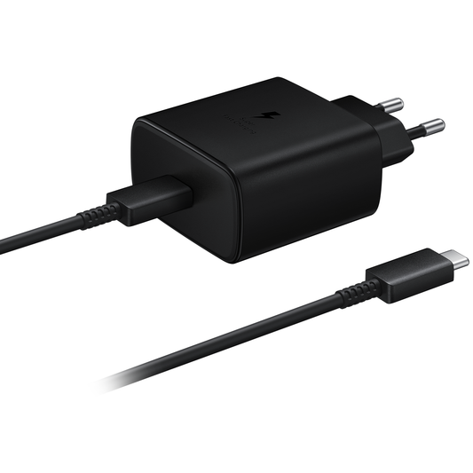 Samsung EP-TA845 + DW767JBE, 45W, 4.05A, 1 x USB-C, preto GP-PTU020SOFBQ