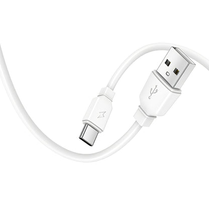 Carregador de rede Prestico F7S USB-C com cabo, 12 W, 2,4 A, 1 x USB-A, branco 