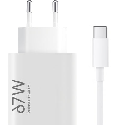 Carregador de rede Xiaomi com cabo USB-C, 67 W, 6,2 A, 1 x USB-A, branco BHR9465EU