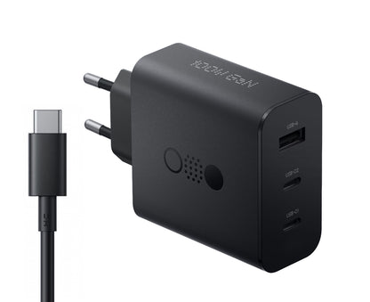 Network Charger with USB-C Cable CMF by Nothing C349, 100W, 5A, 1 x USB-A - 2 x USB-C, Grey A10800016