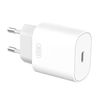Carregador de Rede XO Design, 25W, 3A, 1 x USB-C, Branco