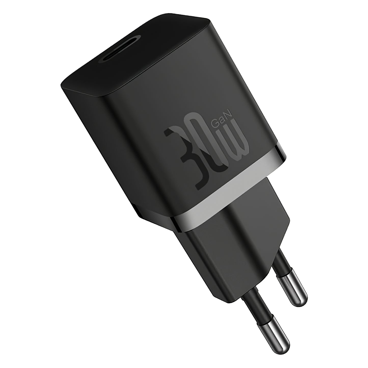 Baseus GaN5S Carregador de rede com cabo USB-C GaN5S, 30W, 3A, 1 x USB-C, preto P1011090902113113-00 