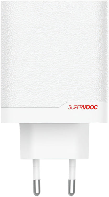 Carregador de Rede com Cabo USB-C OnePlus OSABBCBBAE, 120W, 7.3A, 1 x USB-A - 1 x USB-C, Branco 5461100631