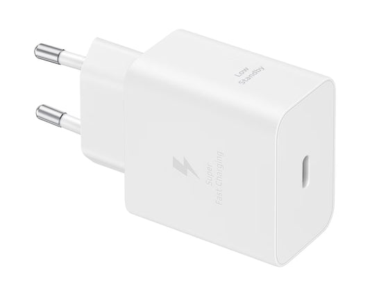 Carregador de Rede com Cabo USB-C Samsung, 45W, 4.05A, 1 x USB-C, Branco EP-T4511XWEGEU