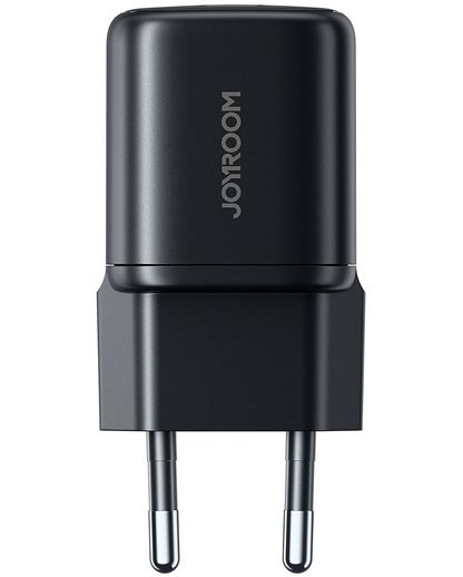 Carregador de Rede com Cabo USB-C Joyroom JR-TG7, 33W, 3A, 1 x USB-A - 1 x USB-C, Preto