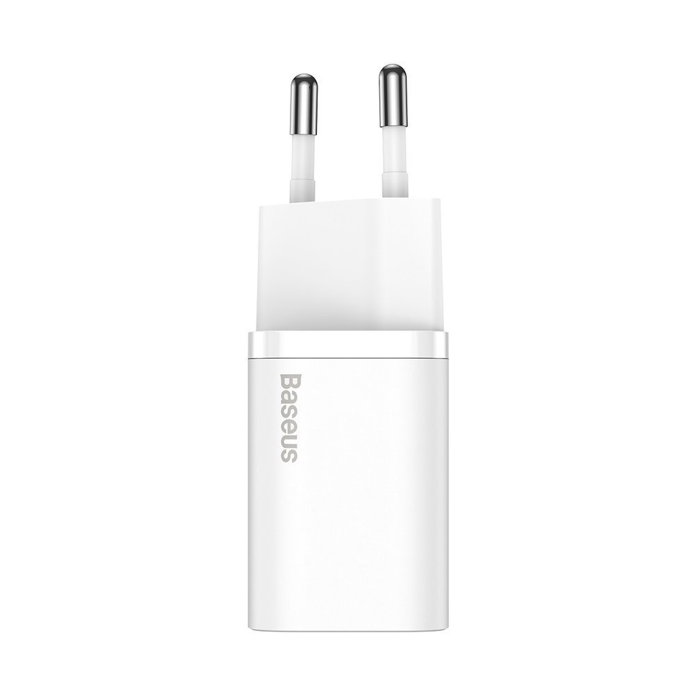 Carregador de rede Baseus Super Si USB-C com cabo USB-C, 25W, 3A, 1 x USB-C, branco TZCCCSUP-L02 