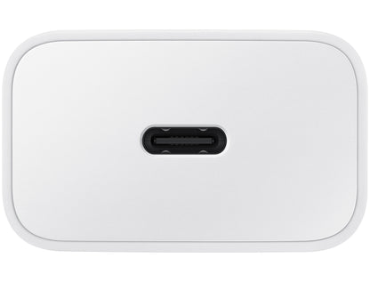 Carregador de rede USB-C da Samsung com cabo USB-C, 15 W, 2 A, 1 x USB-C, branco EP-T1510XWEGEU