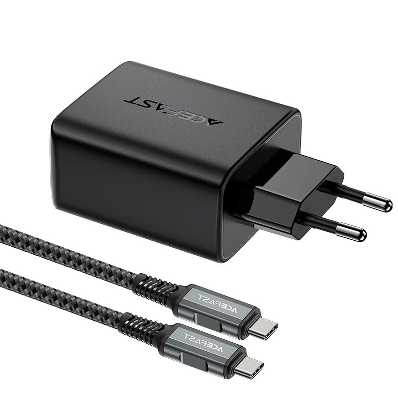 Carregador de cabos de rede Acefast A17 TV Hub, 65W, 3A, 1 x HDMI - 1 x USB-A - 1 x USB-C, preto 