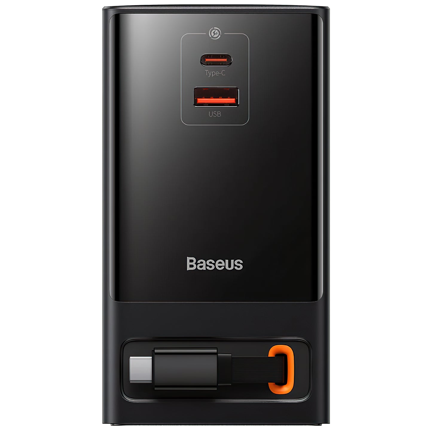 Baseus GaN3 Pro PowerStrip Cabo USB-C Carregador de rede, 65W, 3.25A,1 x USB-A - 1 x USB-C - 2 x Schuko, Preto PSLR000301 PSLR000301 