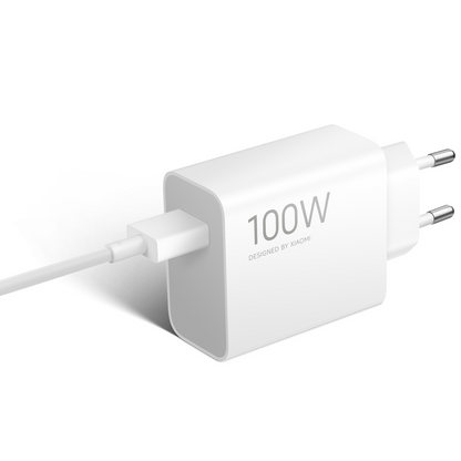 Carregador de Rede com Cabo USB-C Xiaomi MY-19-ER, 100W, 6.1A, 1 x USB-A, Branco BHR095VEU