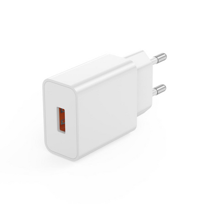 Carregador de Rede com Cabo microUSB XO Design L127, 18W, 3A, 1 x USB-A, Branco