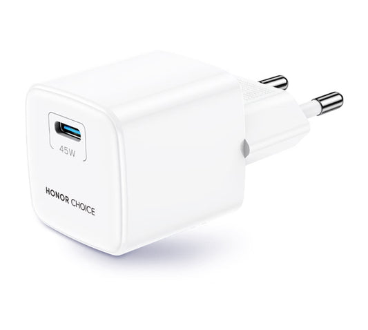 Carregador de Rede com Cabo USB-C Honor Choice CP045E, 45W, 3A, 1 x USB-C, Branco 5504ALHP