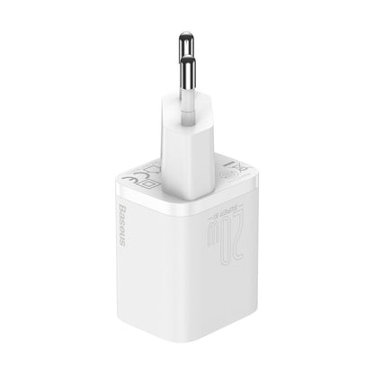 Carregador de rede Baseus Super Si com cabo Lightning, 20W, 3A, 1 x USB-C, branco TZCCCSUP-B02 