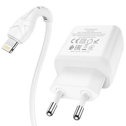 BLUE Power BLN5, 20W, 3A, 1 x USB-A - 1 x USB-C, branco