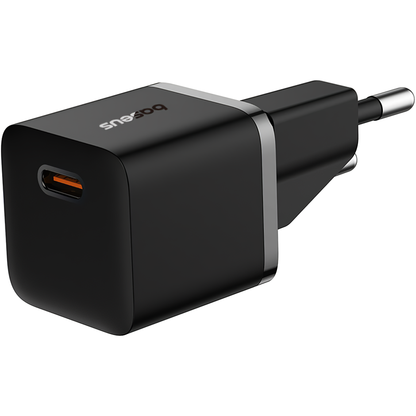 Carregador de rede com cabo USB-C GaN5 da Baseus GaN5, 20W, 3A, 1 x USB-C, preto P10110900113-00 