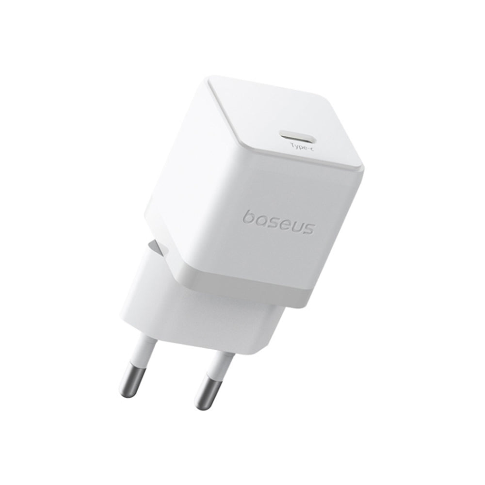 Carregador de Rede com Cabo USB-C Baseus Palm, 30W, 3A, 1 x USB-C, Branco P10111605213-01