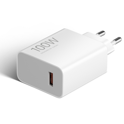 Carregador de Rede com Cabo USB-C Xiaomi MY-19-ER, 100W, 6.1A, 1 x USB-A, Branco BHR095VEU