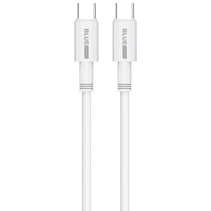 Carregador de rede com cabo USB-C BLUE Power BPCE04, 65 W, 3,25 A, 1 x USB-A - 2 x USB-C, branco