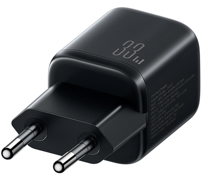 Carregador de Rede com Cabo Lightning Joyroom JR-TG7, 33W, 3A, 1 x USB-A - 1 x USB-C, Preto