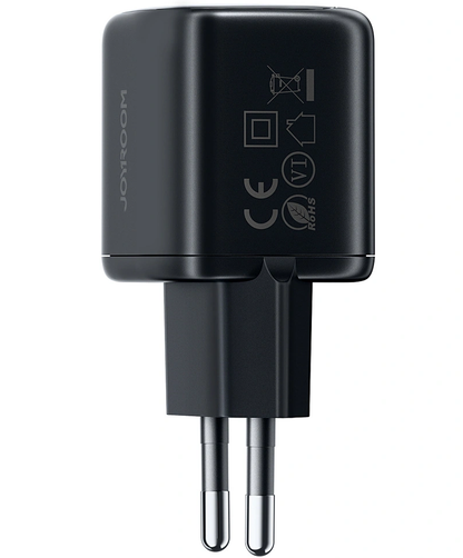 Carregador de Rede com Cabo USB-C Joyroom JR-TG7, 33W, 3A, 1 x USB-A - 1 x USB-C, Preto