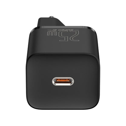 Carregador de rede Baseus Super Si USB-C com cabo USB-C, 25W, 3A, 1 x USB-C, preto TZCCCSUP-L01 