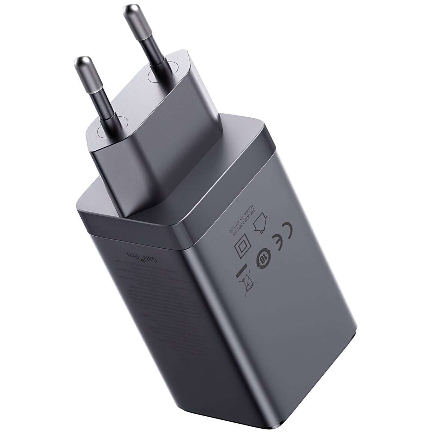 Carregador de rede com cabo USB-C Baseus GaN5 Ultra USB-C com cabo USB-C, 65 W, 3,25 A, 1 x USB-A - 2 x USB-C, cinzento P10110812827-Z1