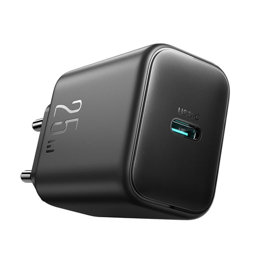 Carregador de Rede com Cabo USB-C Joyroom JR-TCF23, 25W, 3A, 1 x USB-C, Preto