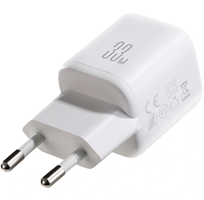 Carregador de Rede com Cabo Lightning Joyroom JR-TG7, 33W, 3A, 1 x USB-A - 1 x USB-C, Branco