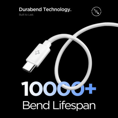 Carregador de Rede com Cabo USB-C Spigen EE451EU Essential, 45W, 3A, 1 x USB-C, Branco ACH09473