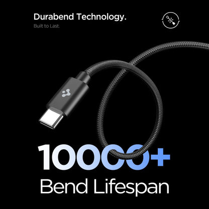 Carregador de Rede com Cabo USB-C Spigen EE451EU Essential, 45W, 3A, 1 x USB-C, Preto ACH09474