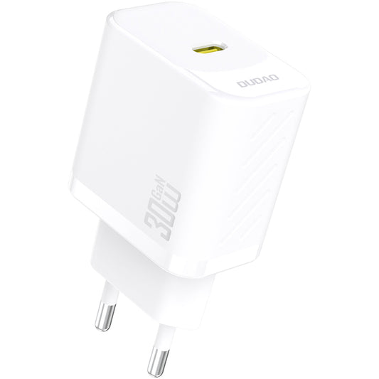 Carregador de Rede Dudao A27P, 30W, 3A, 1 x USB-C, Branco
