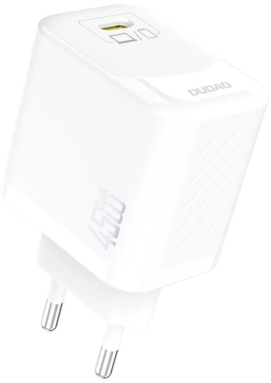 Carregador de Rede Dudao A28, 45W, 3A, 1 x USB-C, Branco