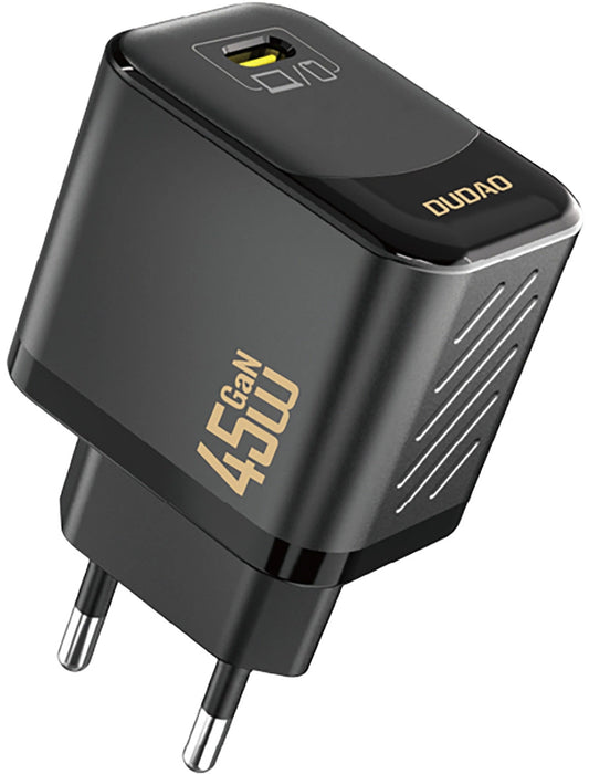 Carregador de Rede Dudao A28, 45W, 3A, 1 x USB-C, Preto