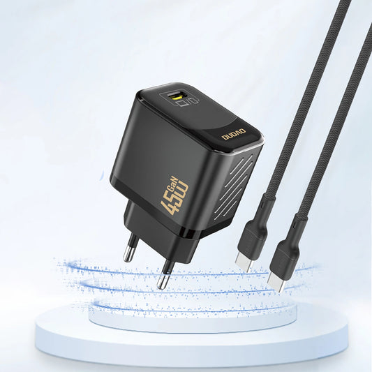 Carregador de Rede Dudao A28, 45W, 3A, 1 x USB-C, Preto