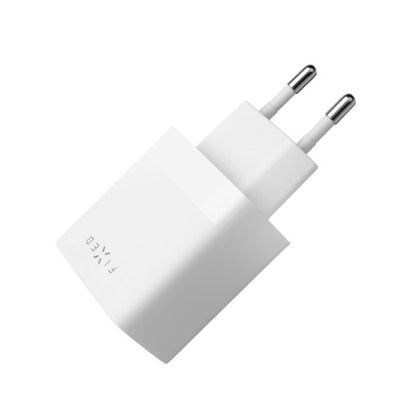 Carregador de Rede Fixed, 17W, 3A, 2 x USB-A, Branco