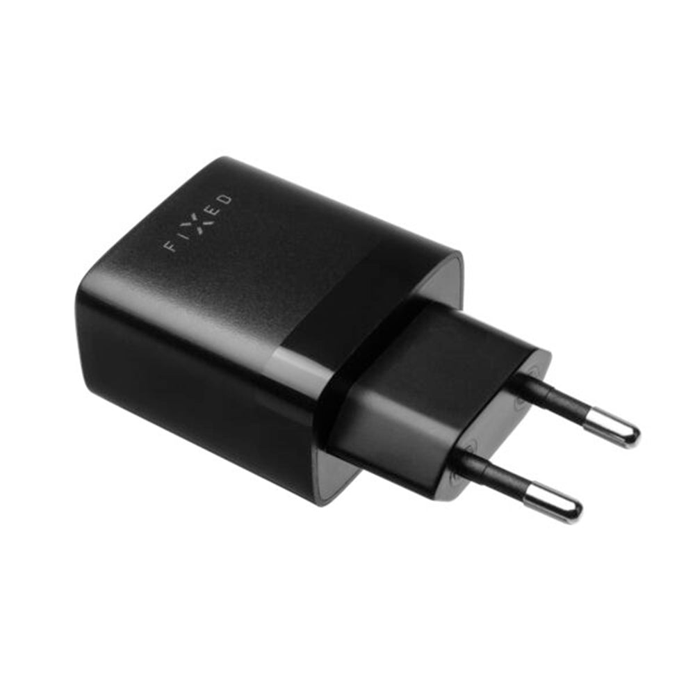 Carregador de Rede Fixed, 17W, 3A, 2 x USB-A, Preto