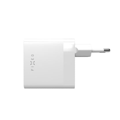 Carregador de Rede Fixed, 65W, 3.25A, 2 x USB-C, Branco