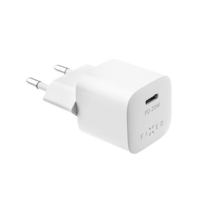 Carregador de Rede Fixed Mini, 20W, 3A, 1 x USB-C, Branco
