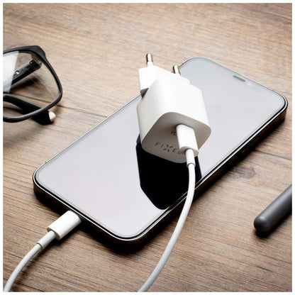 Carregador de Rede Fixed Mini, 20W, 3A, 1 x USB-C, Branco