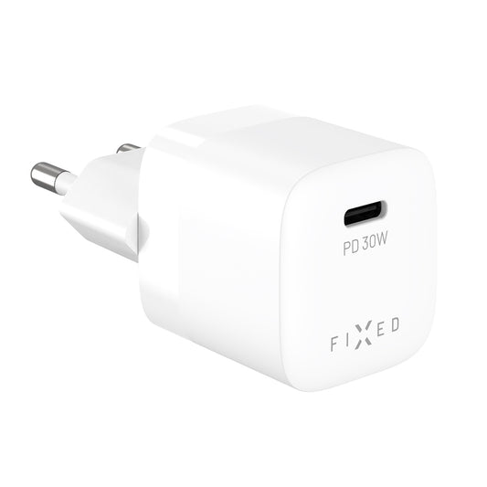 Carregador de Rede Fixed Mini2, 30W, 3A, 1 x USB-C, Branco