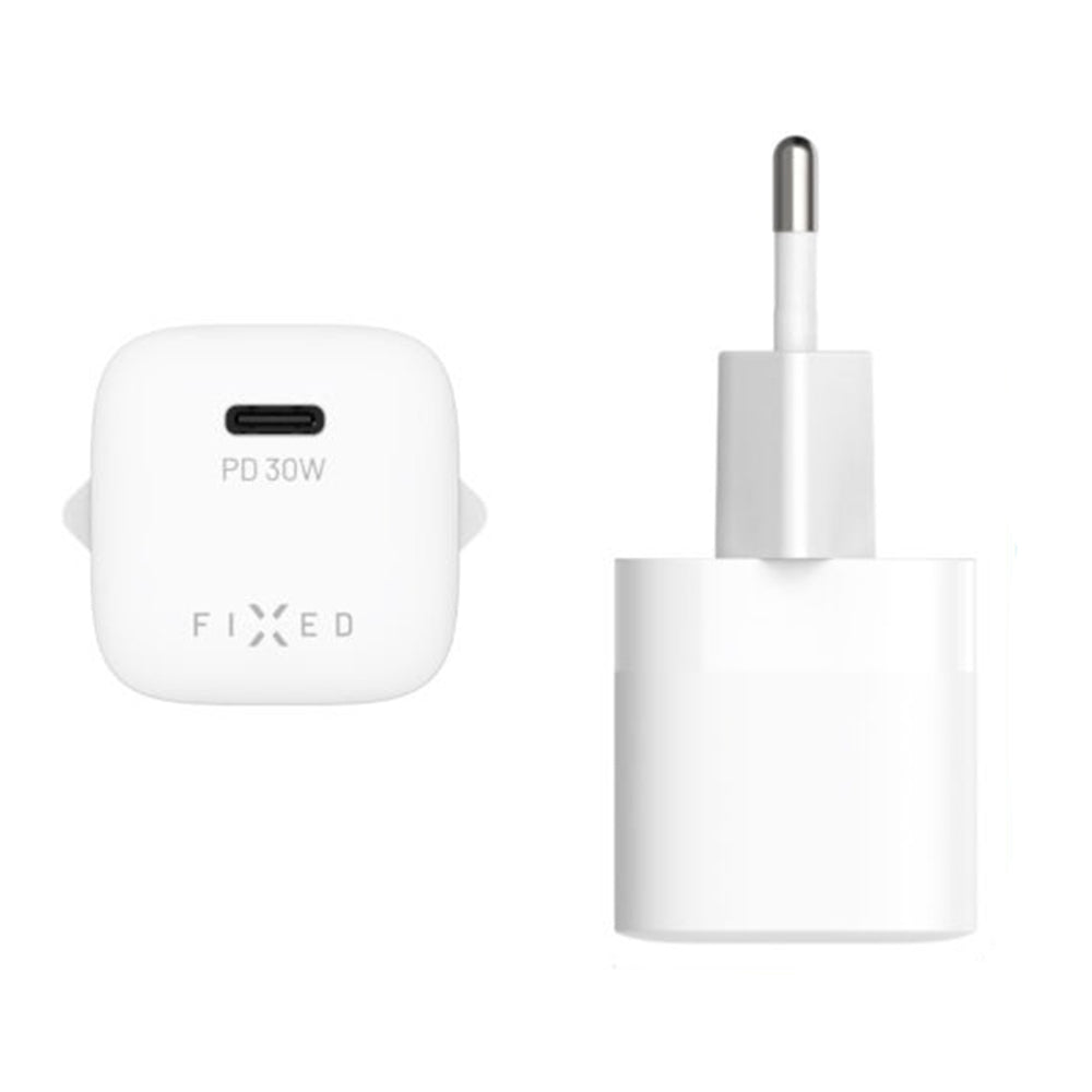 Carregador de Rede Fixed Mini2, 30W, 3A, 1 x USB-C, Branco
