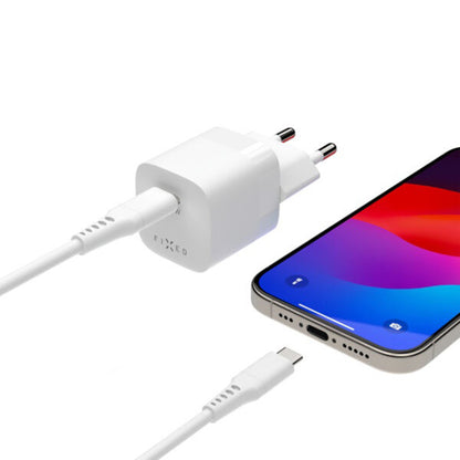 Carregador de Rede Fixed Mini2, 30W, 3A, 1 x USB-C, Branco