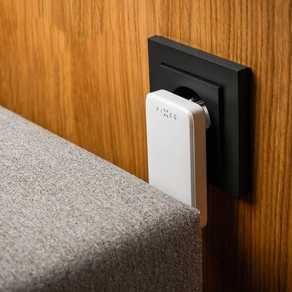 Carregador de Rede Fixed Slim, 45W, 3A, 2 x USB-C, Branco